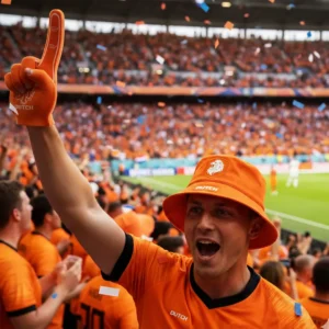 Premium Oranje Bucket Hat van DUTCH - Nederlands Elftal supporter fanwear